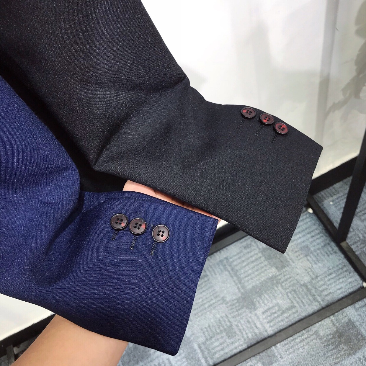 Thời trang cao cấp mới Anh phù hợp với bộ vest nam phiên bản Hàn Quốc của bộ đồ thanh niên hoang dã tự tu quần sooc nam