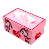 3D Cross Stitch Kit Комплект стерео, вышитая толстая шерстяная бумажная коробка, накачанная бумажная коробка 491 Fulu Lin Diy Гостиная Новая