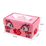 3D Cross Stitch Kit Комплект стерео, вышитая толстая шерстяная бумажная коробка, накачанная бумажная коробка 491 Fulu Lin Diy Гостиная Новая