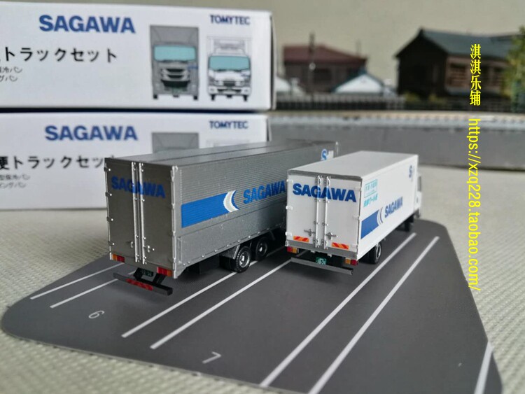 Модель машины tomytec㊣ n型 1:150冷冻冷藏运输卡车 krs group 佐川急便  dhl