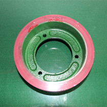 4 inch high wear-resistant huller rubber roller red shell stripping machine rubber roller Fourth generation huller rubber roller shelling equipment
