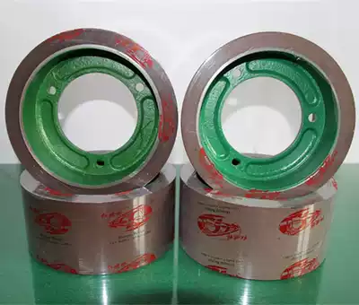 4 inch Red Flag Bridge Brown Valley Husker rubber roller generation styrene white rubber roller SBR hulling rubber roller shelling equipment