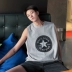 Áo vest nam mùa hè Phiên bản Hàn Quốc của áo thể thao rộng vai cotton mùa hè mặc áo thun không tay nam giản dị cec từ bi - Áo vest cotton Áo vest cotton