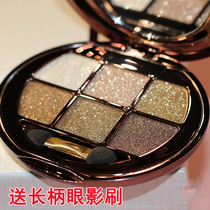 Pooh bear 6 color diamond shiny flash to the end Pearl eye shadow nude makeup super shiny eye shadow powder