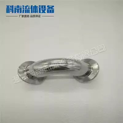 Conan fluid new stainless steel 304 food grade sanitary grade quick assembly elbow clamp type inside and outside mirror spot