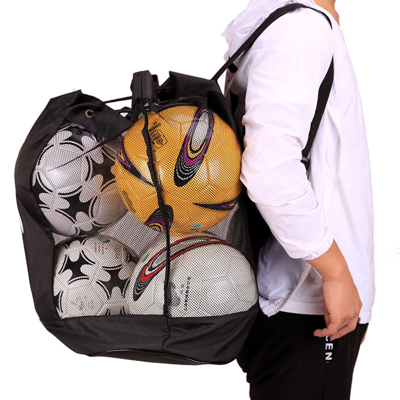 Football storage bag basketball big net bag football storage package 5 ball medium shoulder bag outdoor sports bag