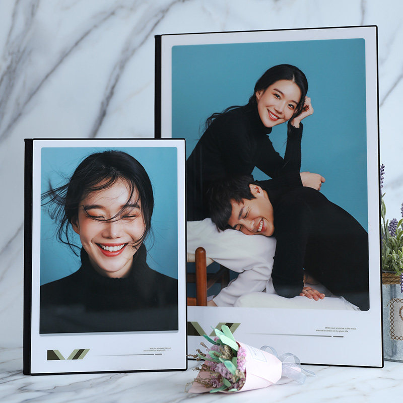 Wedding Dress Photo Crystal Phase Ben Customized Ultra High End Flush High-definition Movie Set Wedding Gift Album Production Photo Gallery Refined into the album