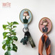 Nordic light luxury wall storage key hanger home entrance bedroom coat and hat no punching resin hook decoration