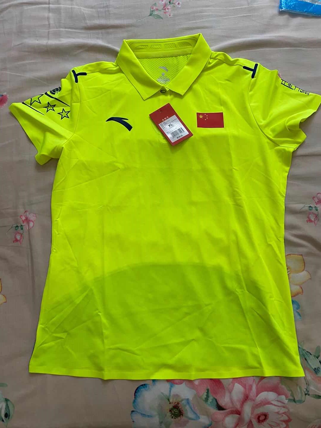 Anta sponsors the 2017 national team sports short-sleeved Polo shirt