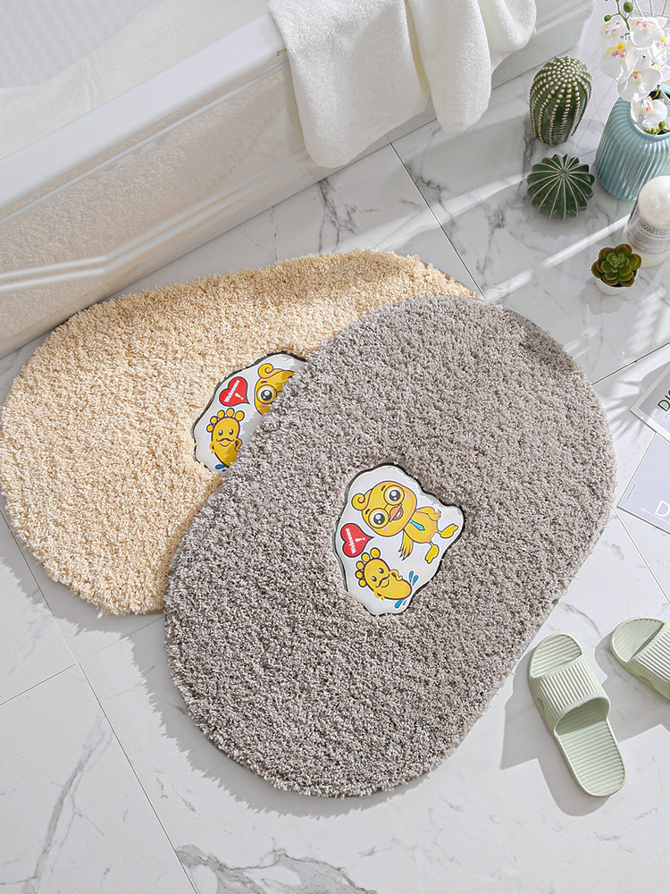 Bathroom floor mat thickened door mat entrance door entrance hall household floor mat bathroom absorbent carpet bathroom non-slip mat
