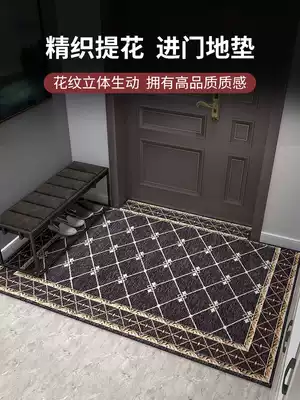 European-style entrance door floor mat Foot mat Door mat entrance door door household carpet floor mat foyer bedroom mat customization