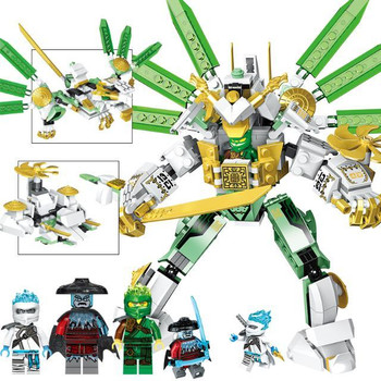 New Ninjago Series Building Block Toys Titan Mech Dragon Chariot Racing Car Minifigure Boy Gift