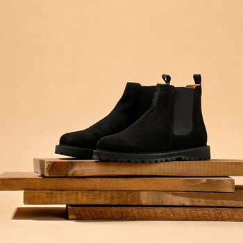 High top men's boots winter retro mid-top sleeves