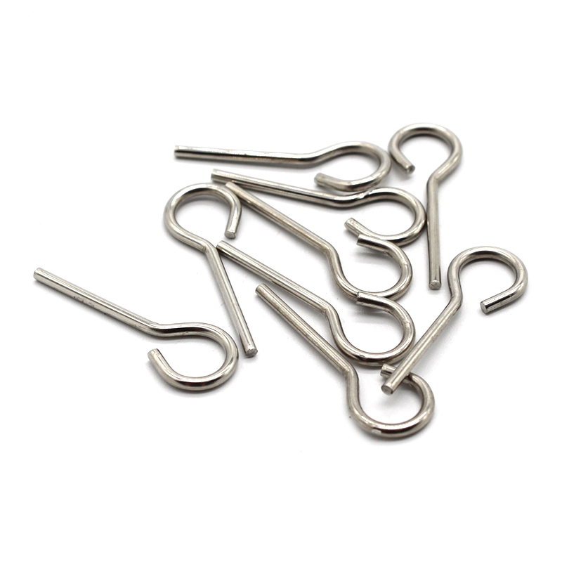 201 stainless steel hook half - tooth hook interface pin diy manual manual parts 1 pack 20