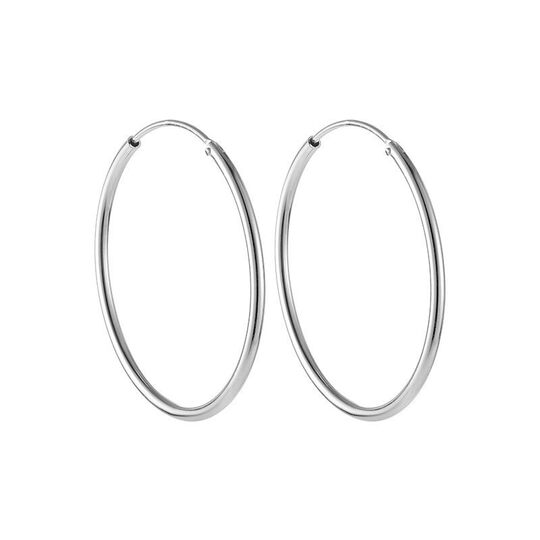 Timeless Classic Large Hoop European and American Style ins Minimalist Metal Earrings Fashionable Exaggerated Versatile Hoop Earrings Ear Clips
