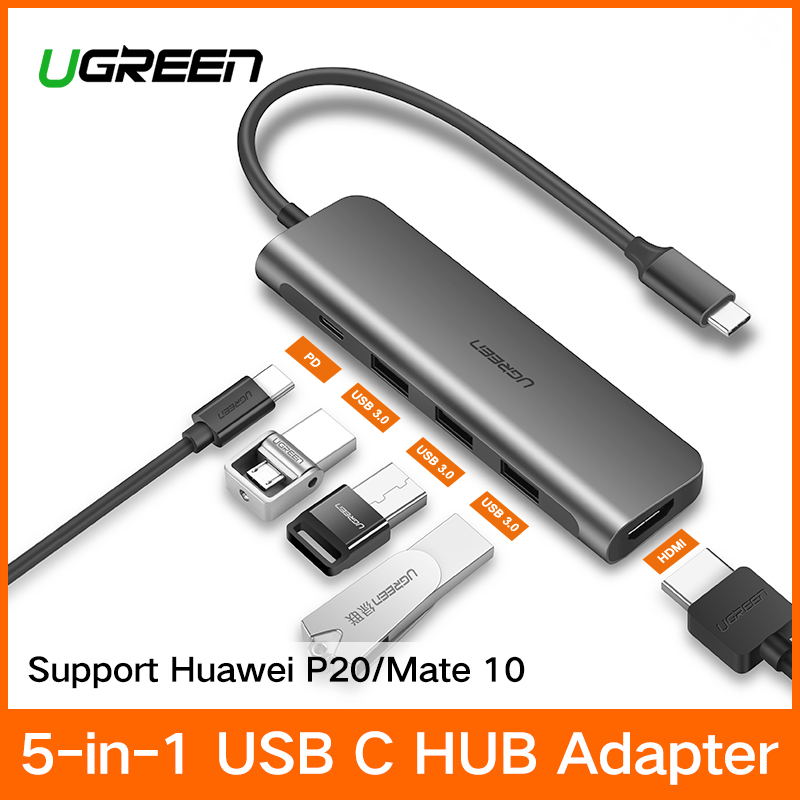Ugreen USB C HUB USB-C to 3.0 HUB HDMI Thunderbolt 3 Adapter