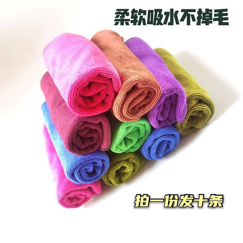 Rag small square towels rubbing tablecloths water absorption without dropping hair rubbing hand towels cleaning towels cleaning hand passera cleaning face towels