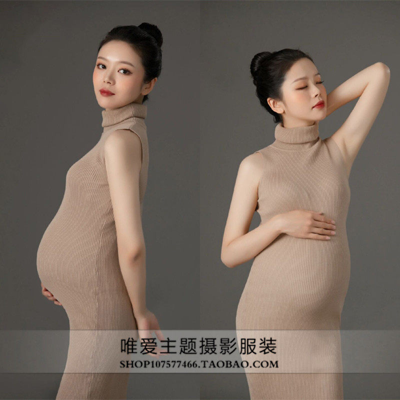 2022 exhibition new photo studio maternity photo theme clothing expectant mother pregnant belly photo fashion sexy photo dress
