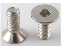 304 stainless steel countersunk head hexagonal screw DIN7991 flat head hexagon bolt M8