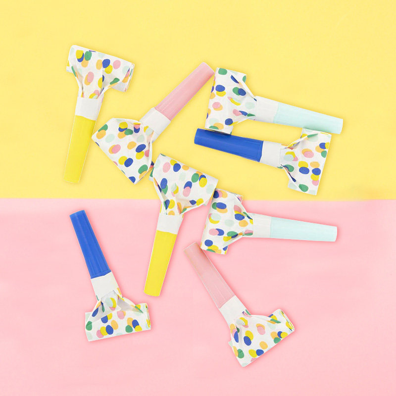 Color Dot Blowing Dragon WhistleblowersAdult Party Birthday Party Children's Toy Activities