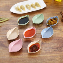 Creative household wheat straw small dish Japanese kitchen dumpling vinegar dish soy sauce dish dish dish dish dipped dish