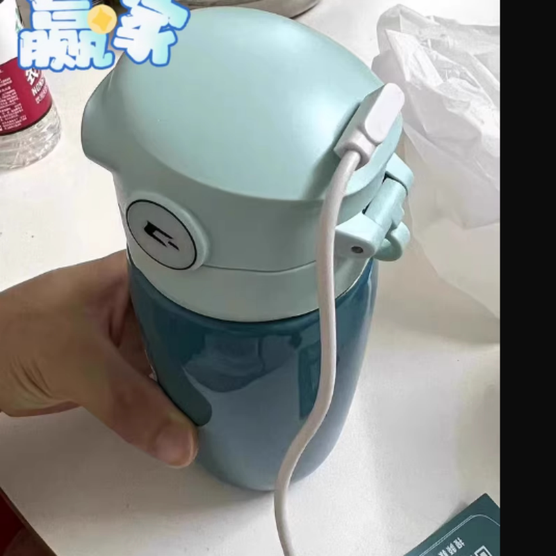 Children's Fingerprint Water Cup Charging Cable Universal 2-Pin 2-Point Magnetic Charging Cable 4mm Contact USB Data Cable
