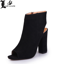 17 Womens High Heels boots женские сапоги мода Short boots