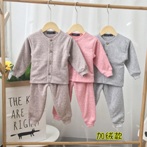Baby Warm Clothes 0-1 Year Old Winter 2 Boys Baby Girl Child Young Children Spring Autumn Sheep Sweater Sweater Underwear Suit 3