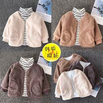 Baby Autumn Winter Clothing Coat 2022 New Boy Baby Girl Cotton Clothing Winter Foreign Air Cotton Clothes 0-1 Year Old Wearing Tide 3
