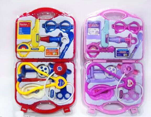 Suitcases Simulation Medical Kit 7769 Small Doctor Costume House Wine Toy Stethoscope Children Toys Mixed Batch