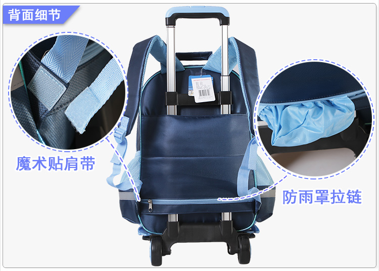 Disney Children Xe đẩy Túi đi học Trường tiểu học và Trung học cơ sở Trẻ em Túi hoạt hình Có thể tháo rời Ba lô Quà tặng cho trẻ em túi xách cho bé