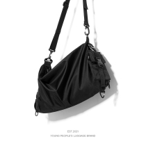 Work style messenger bag men's bag tide brand functional shoulder bag women's Japanese leisure sports backpack bag INS tide cool