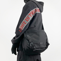 Street trend functional wind shoulder messenger bag men's tide brand Japanese students female messenger bag large capacity sports backpack