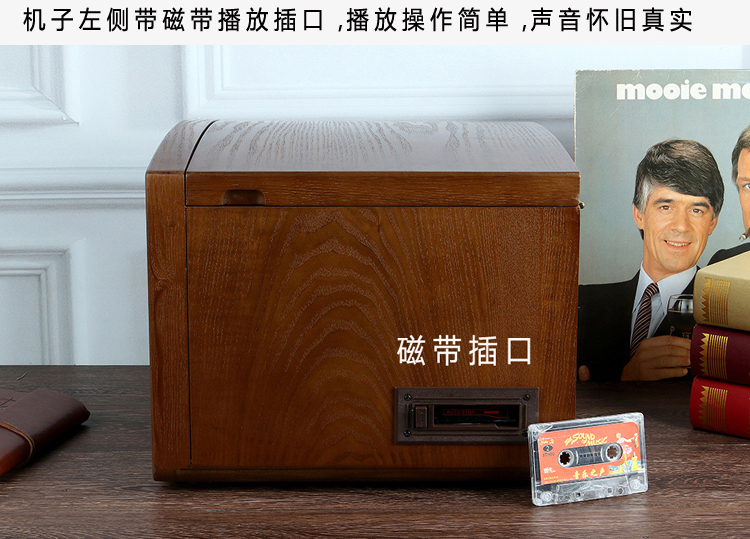 Bán Châu Âu và Hoa Kỳ nhiều loại máy ghi âm Bluetooth bằng gỗ retro retro cao cấp bằng máy ghi âm LP vinyl máy ghi âm CD - Máy hát 	đầu đĩa than sony	