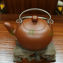 Pei Junwei purple clay teapot one bead purple clay teapot completely handmade craft artist Zhu Ni purple clay tea set Kung Fu tea