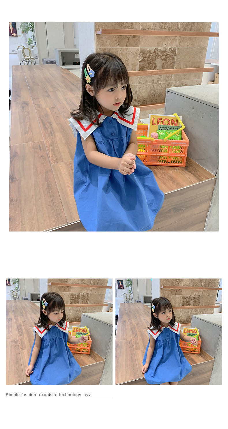 Váy bé gái 2019 hè mới Váy búp bê dễ thương cho bé gái Váy bé gái ngoại quốc phiên bản Hàn Quốc - Váy váy dài tay bé gái