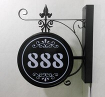 European iron light box KTV box LED brand advertising lightbox store decorative lightbox