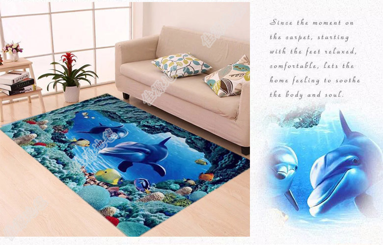 3D trẻ em in thảm phòng khách bàn cà phê giường sofa phòng ngủ thảm thảm thảm thảm bếp sảnh trượt - Thảm thảm nỉ trải sàn phòng khách