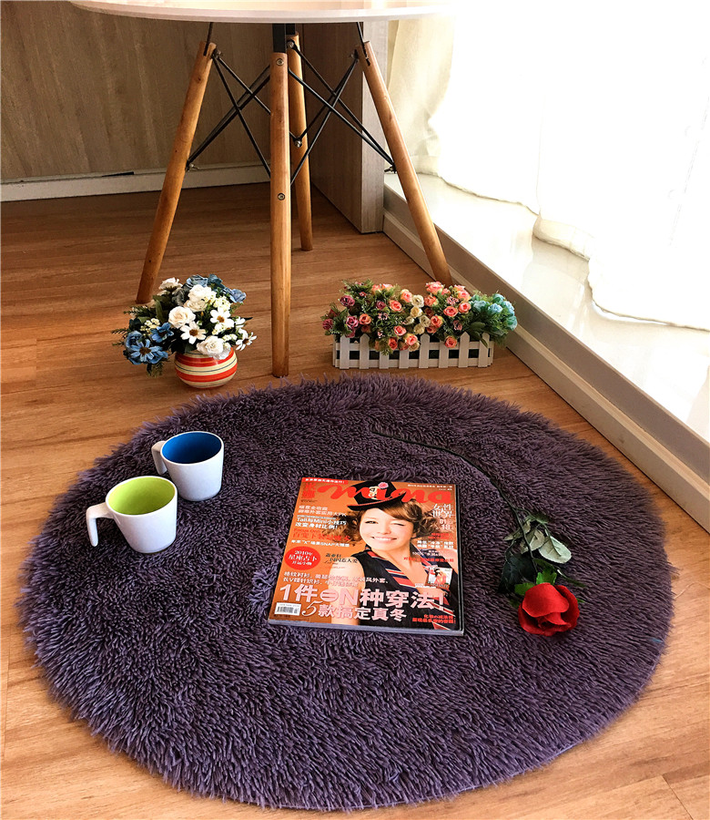 Thảm tròn yoga chăn giỏ mây ghế máy tính ghế xoay ghế đệm bàn cà phê đầu giường thảm mat tùy chỉnh thảm trải sàn văn phòng