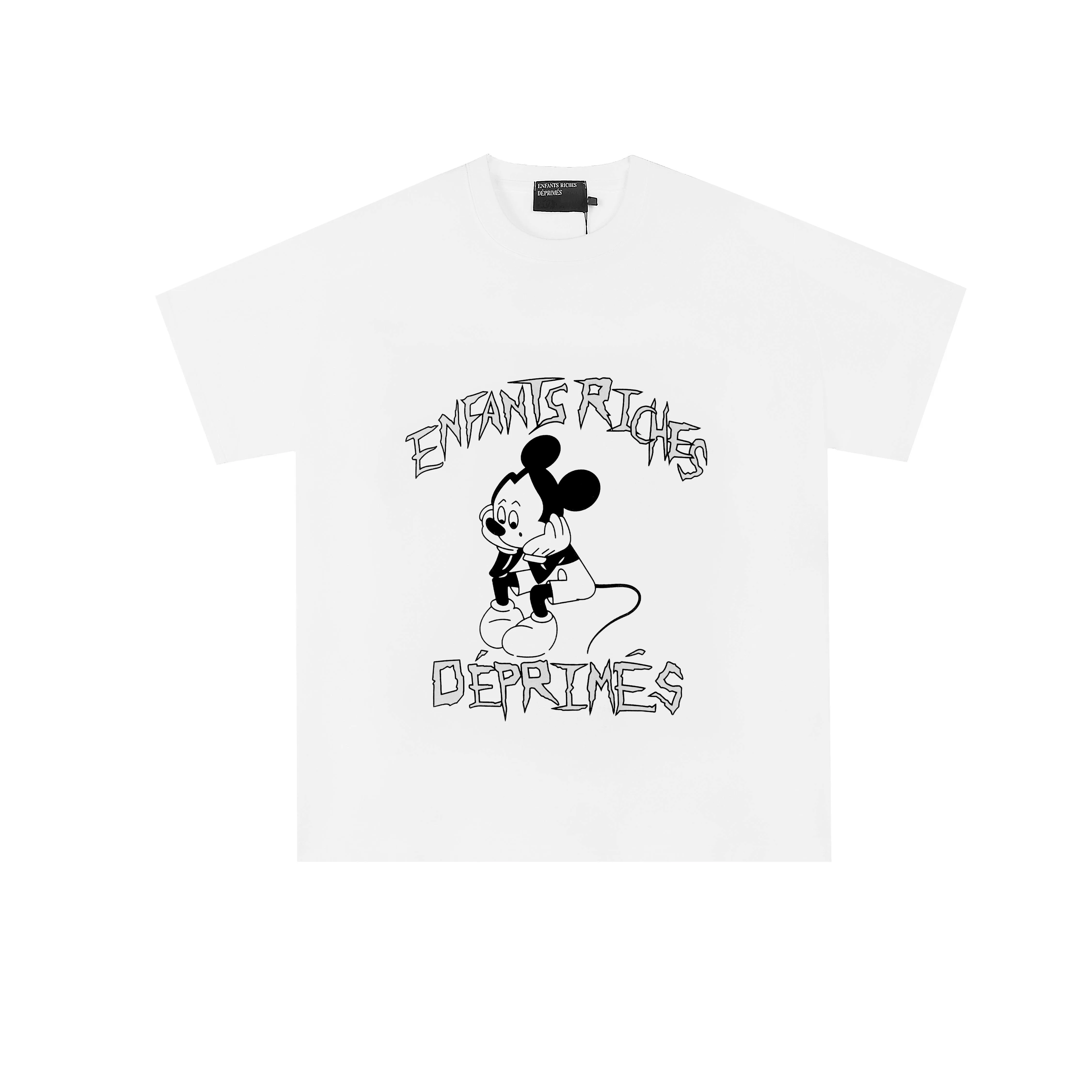 Новый модный хлопковый короткий рукав футболка из серии Enfants Riches Deprimes, меланхоличная тоска, второе поколение, Erd