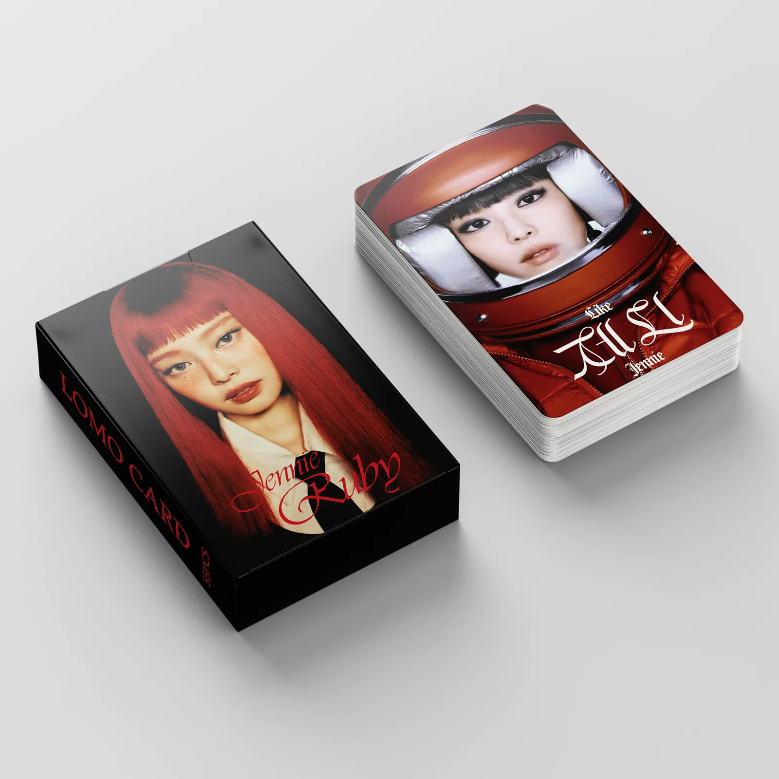 Фото карточка Дженни rubу альбом фото карточка LIKE JENNIE Jin Zhini розовое перо BP периферия самопечатная фото карта