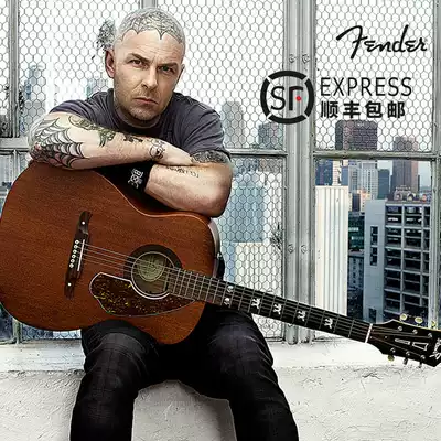 Fanta fender acoustic folk song beginner guitar commemorative veneer electric box wooden guitar beginner practice