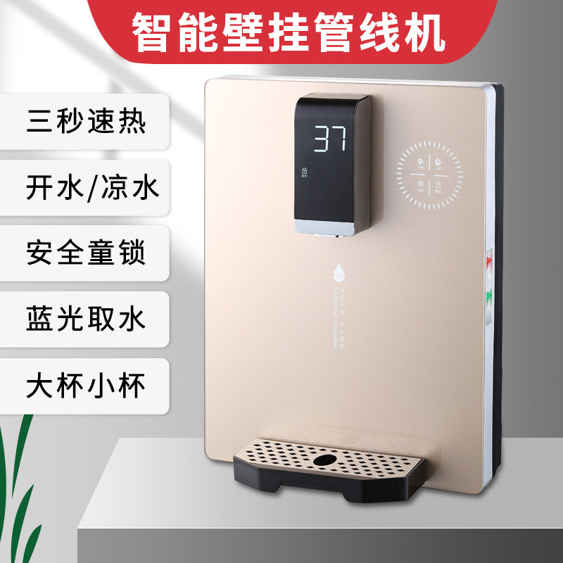 Intelligent pipeline machine wall-mounted ice warm household water purifier no bile instant hot water dispenser