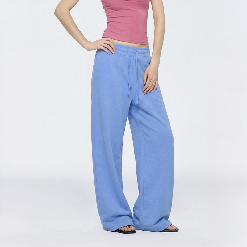 Archivum Summer Retro Versatile Low-Waist Drawstring Straight Casual Lazy Walking Sports Sweatpants Long Pants