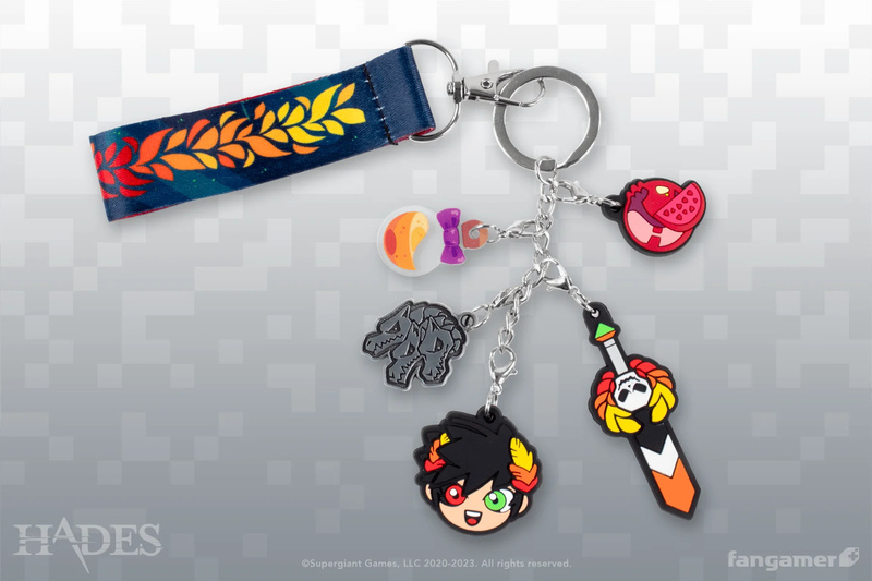In Stock Fangamer Original Merchandise Black Death Six-Piece Pendant Set Keychain Keyring
