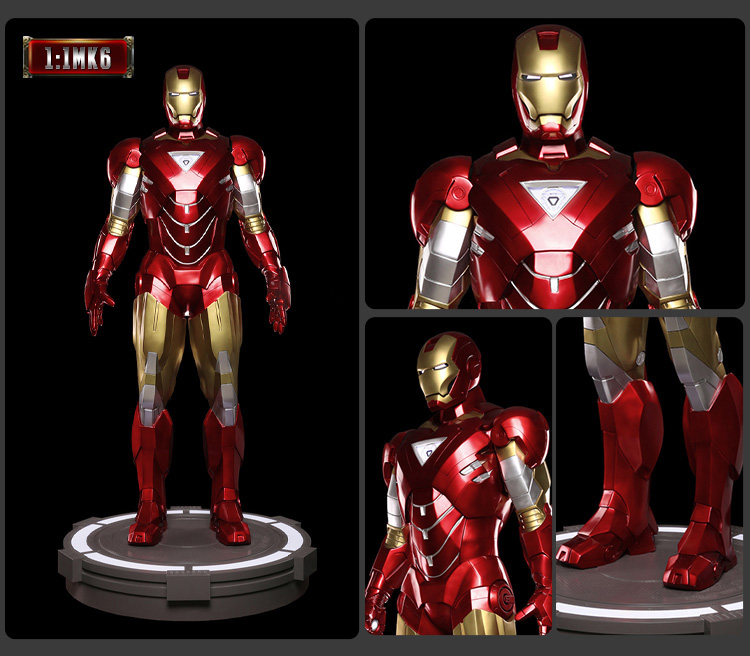 Avengers 1 đến 1 MK6 toàn thân tượng tượng tay mô hình nhựa trang trí văn phòng - Gundam / Mech Model / Robot / Transformers mô hình robot gundam