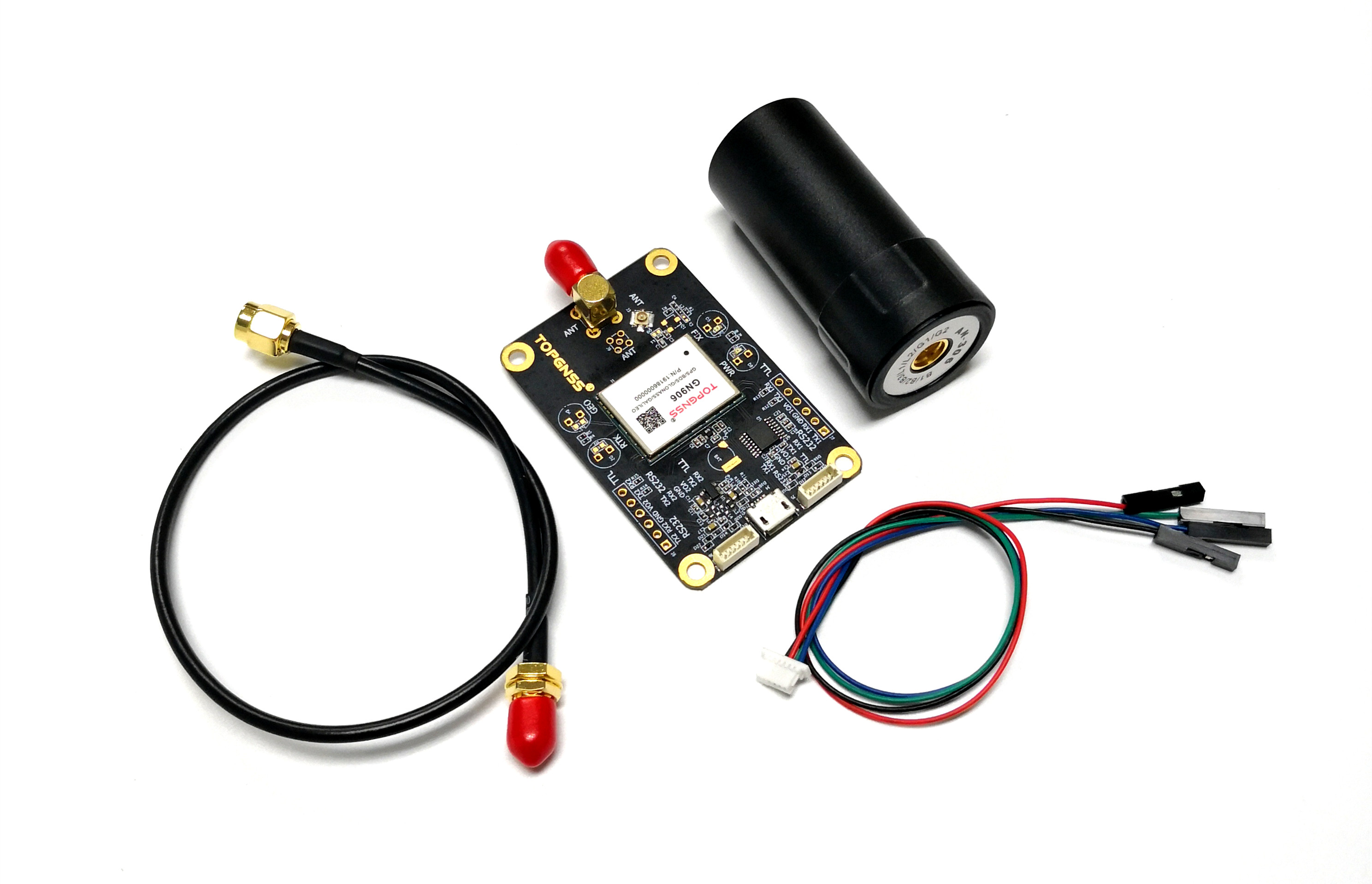 ZED-F9P differential cm-level GPS module RS232 level GNSS Beidou receiver test flat estimators