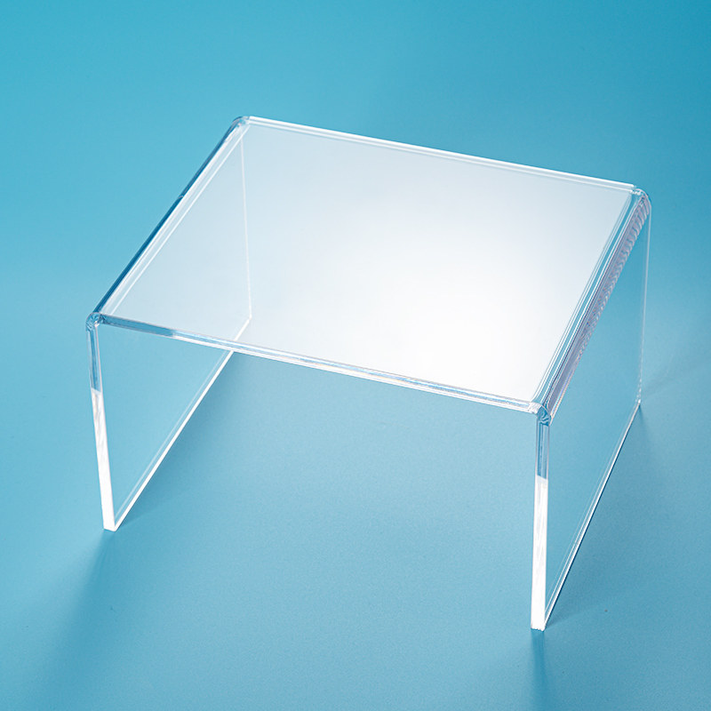 Acrylic rack desktop display rack U-shaped display rack cosmetics layered partitions transparent increase rack customization