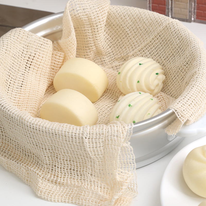 The Drawers Cloth Pure Cotton Japan Steam Cage Cloth Echo Home Non Stick Steamed Stuffed Buns Steamed Dumplings Water Dumplings Water Dumplings Anti Stick