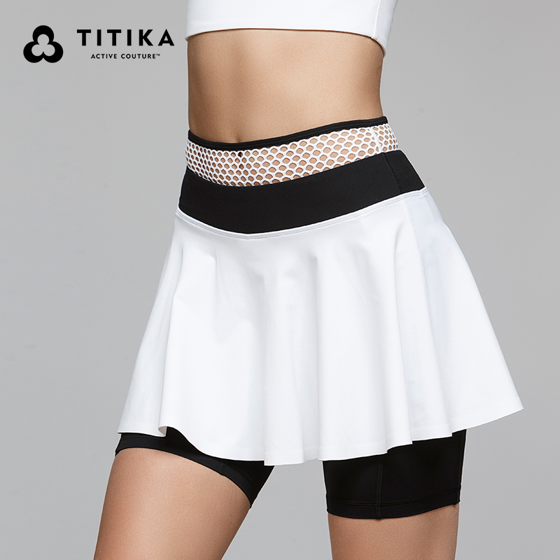 TITIKAACTIVE) NEW yoga suit fashion SPORTS SKIRT WOMEN's SHORT skirt TENNIS skirt 940P30093